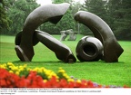 Prinzessin Anne besucht Skulpturen ausstellung von Henri Moore in Luxemburg stadt
