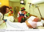 Clown im Krankenhaus.